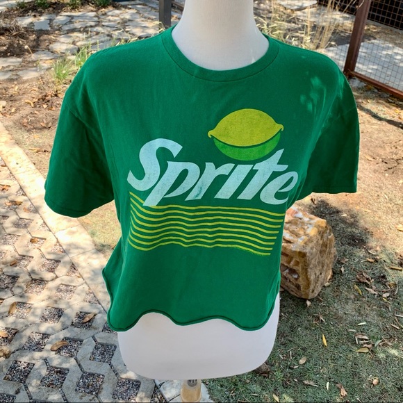 NWT SPRITE Oversized Cropped Boxy fun soda t-shirt - Picture 2 of 6